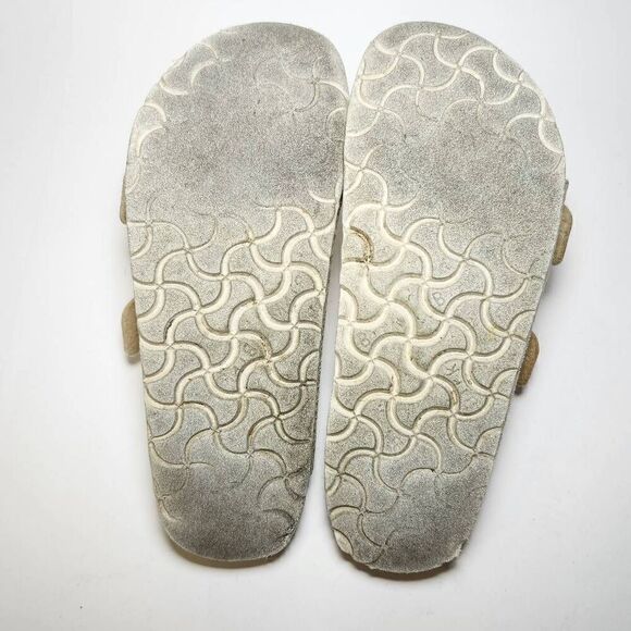 Birkenstock Arizona Shiny Python Snake Eggshell Iridescent Sandals Women 38 US 7 - Picture 5 of 6